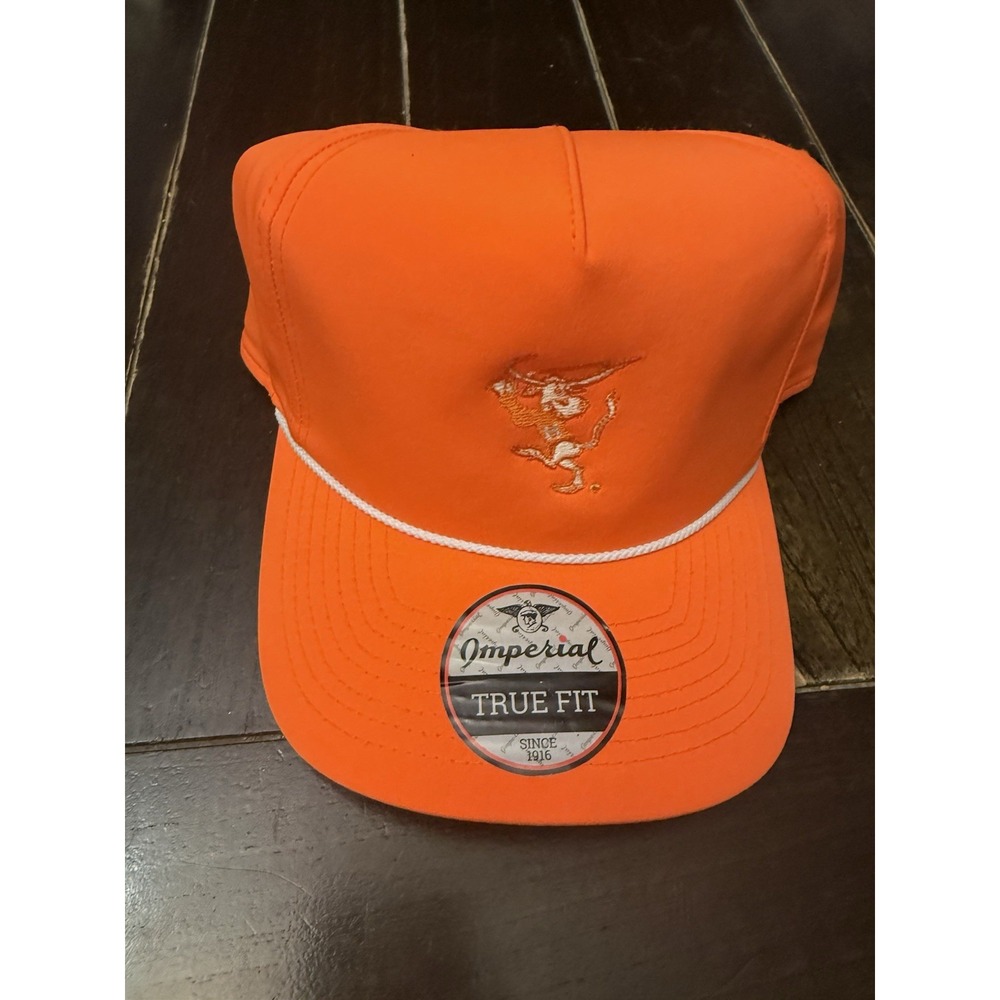 UT Texas Longhorns Swinging Bevo Imperial Golf Rope Hat Orange NEW